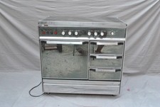 Macchina Cucina a Gas Vintage con Forno GLEM-GAS acciaio inox con cassetti