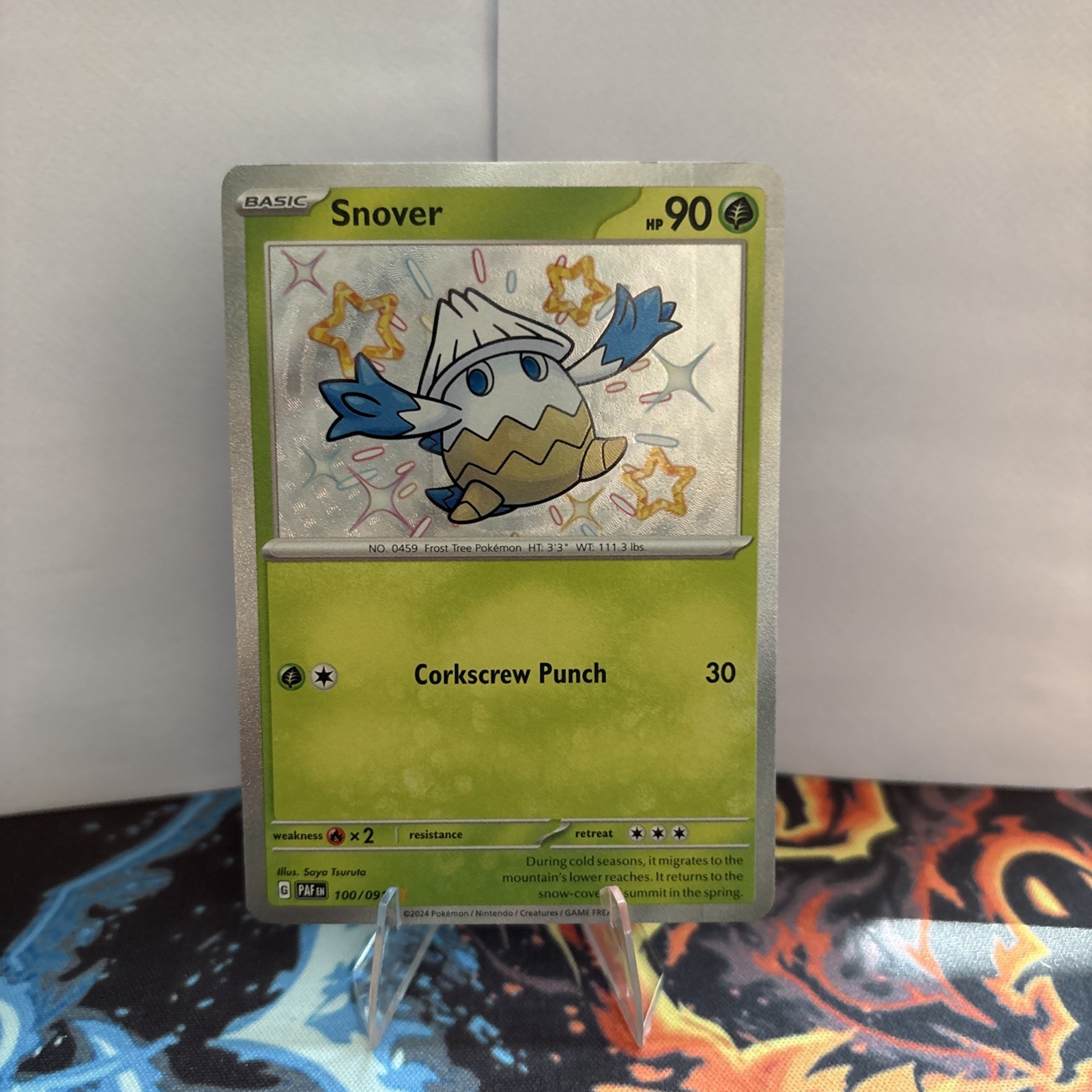 Snover Holo Shiny Rare SV: Paldean Fates 100/091 NM