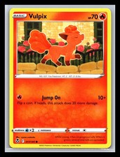 Carta Pokemon Vulpix 017/195 Tempesta Argento Non Holo LP Inglese