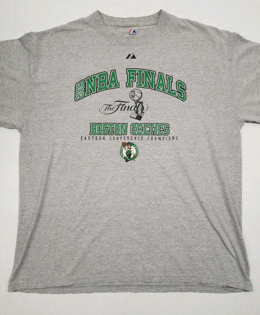 2008 Boston Celtics Eastern Conference Champions Majestic T Shirt XL | eBay