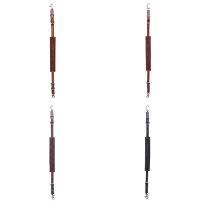 75BH Hilason Horse Adjusts 24'' - 27'' Size Leather Breast Collar Wither Strap