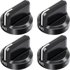 4 Top Burner Control Knob 316564511 AP4433359 PS2364186 for Frigidaire Range New