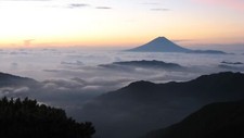 Landscape mount fuji japan mountains asia sky clouds Custom Gaming Mat Desk
