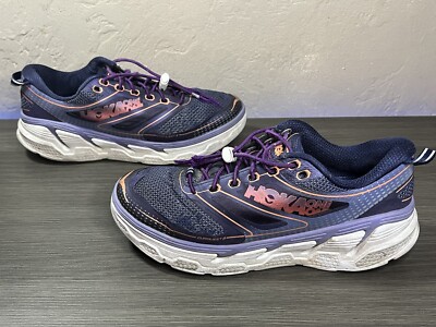 Hoka One One Women's W Conquest Pavement/Gull Running Shoe Women Size 