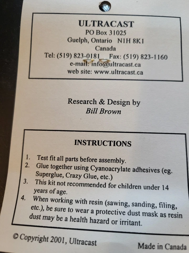 Ultracast #48074 1/48 - Hawker Typhoon 4-Blade Propeller & Spinner for HASEGAWA - Image 4 of 4