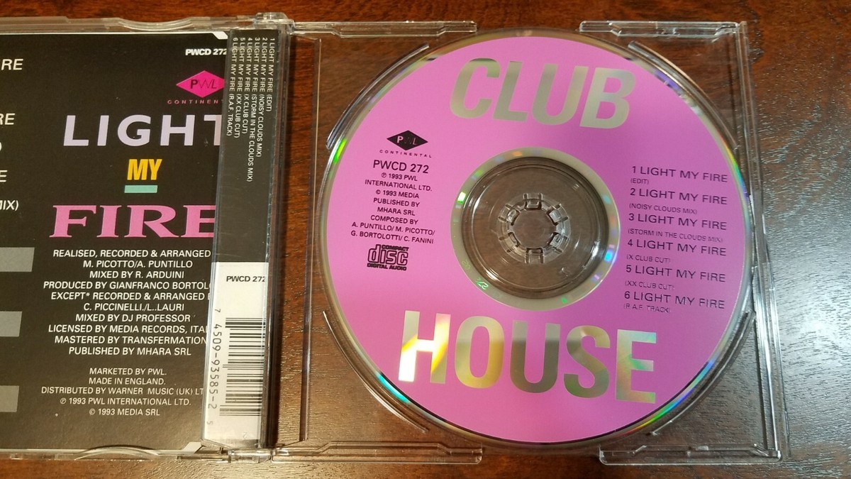 Light My Fire - 1993 House CD Single PWL 6 Track. for sale online