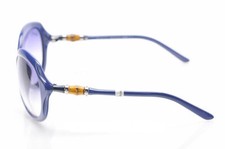 $410 GUCCI Signature BAMBOO Arm Gradient Blue Sunglasses. SUPER RARE