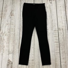 WOMENS GUESS BY MARCIANO HIGH WAISTED SUITING DRESS WORK PANTS BLACK STRETCH 4