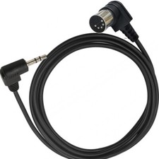 Angle 90 3.5mm Jack Audio Cable Male to MIDI Din 5Pin Male Plug Microphone 5P