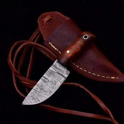 MAQSON Mittelalter Messer Wikinger Messer Halsmesser Mediäval knife hand forge 669EA