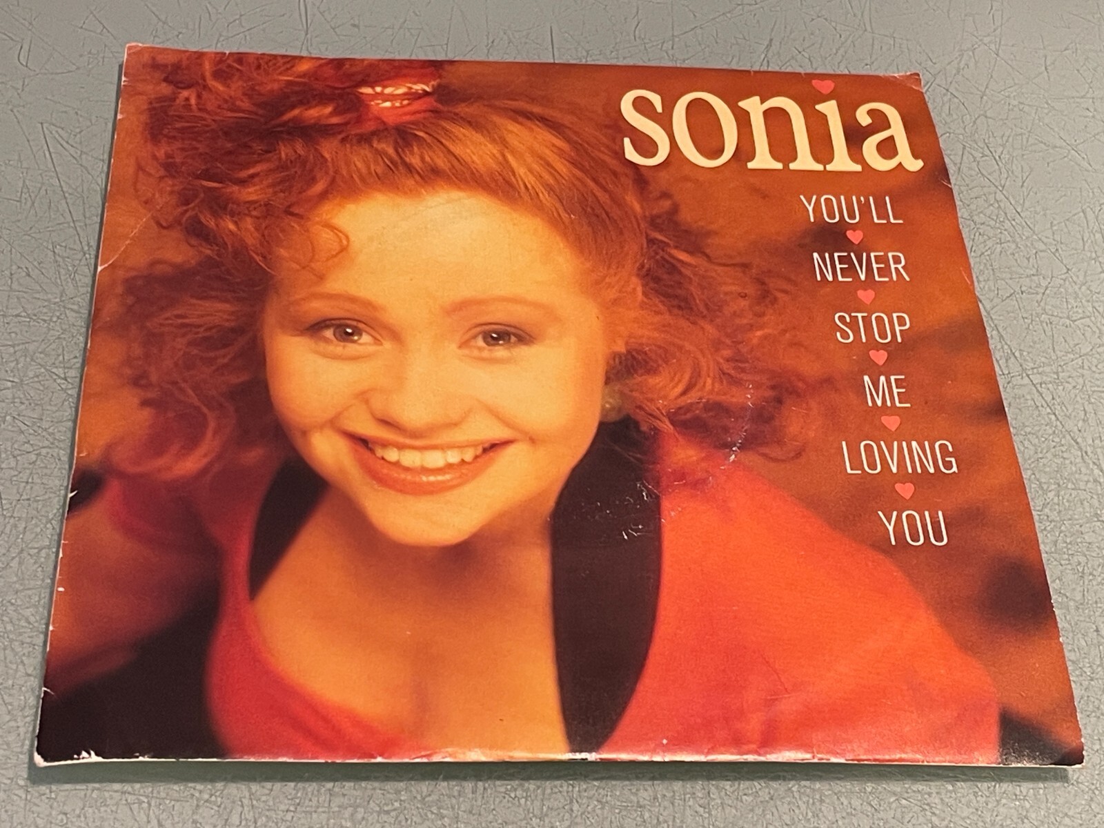 Sonia - You'll Never Stop Me Loving You - Vinyl Record 7"" Single - 1989 CHS 3385