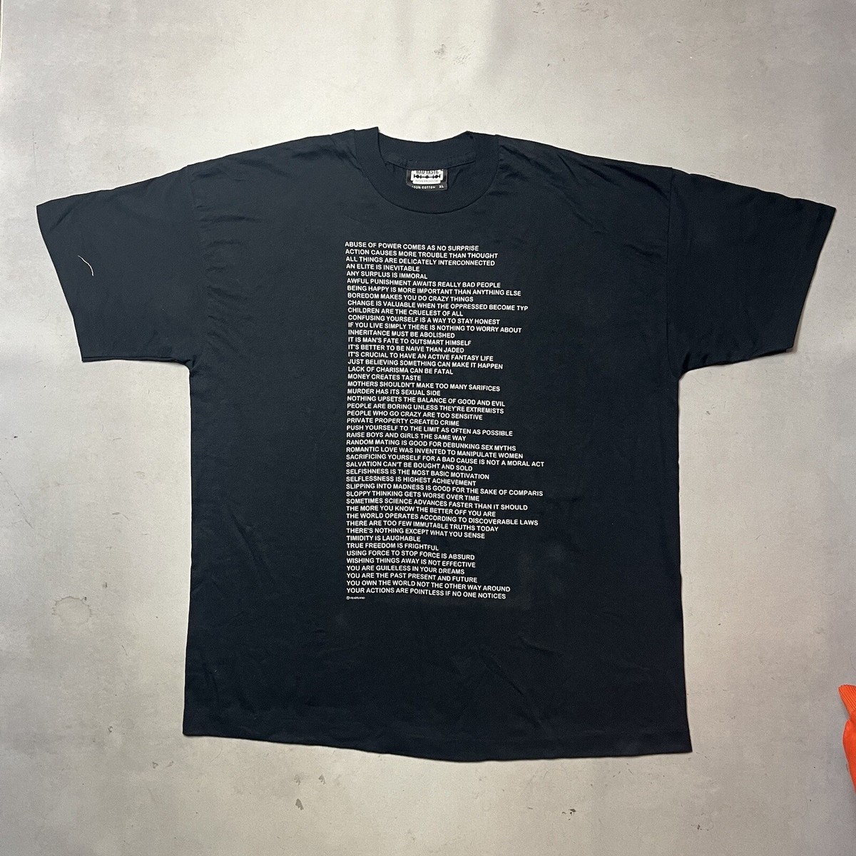 Vintage 90s Jenny Holzer Truism Art Tee Frank Ocean Single