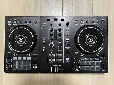 Pioneer DDJ-400 DJ Controller Portable 2-Channel Used with Cable from Japan