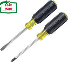 Klein Tools 85442 Screwdriver 2-Piece Set, Made in USA, 1/4 Keystone and #2 Phil