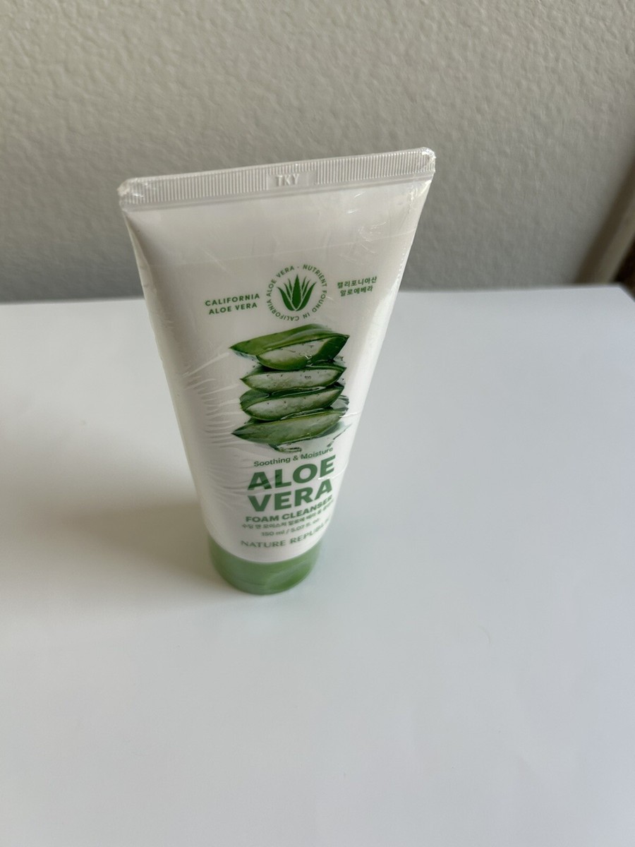 Nature Republic Soothing & Moisture Aloe Vera Foam Cleanser 150ml | eBay