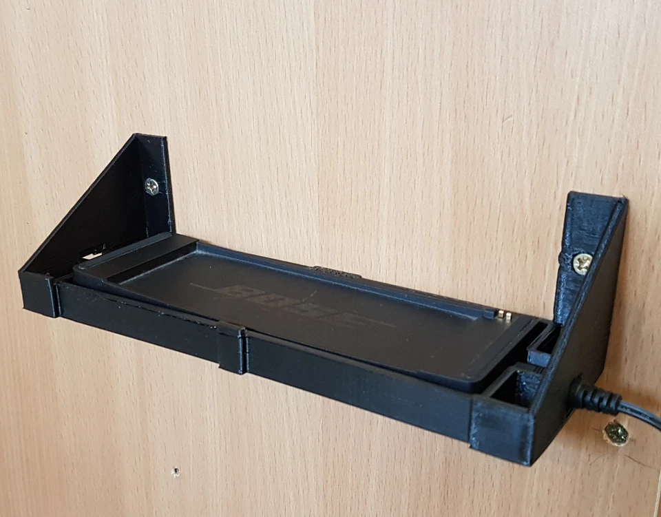 3D Cabin Bracket Compatible With The Bose Mini Sound Link Wall Bracket : Black - Bild 2 von 3