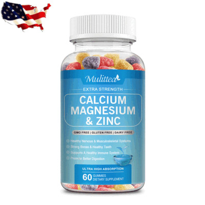 Vitamin D Complex Supplement Bone Muscle Immune Support & Calcium Zinc Magnesium