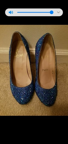 Louis Vuitton blue crystals wedding 