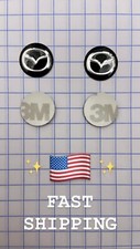 New Mazda 2pcs - 14mm Key Fob Emblem Sticker Decal Remote Badge Free Shipping New Mazda 2pcs - 14mm Key Fob Emblem Sticker Decal Remote Badge Free Shipping