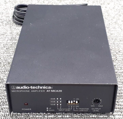 audio-technica AT-MCA20 Microphone Mic Amplifire AC100V | eBay