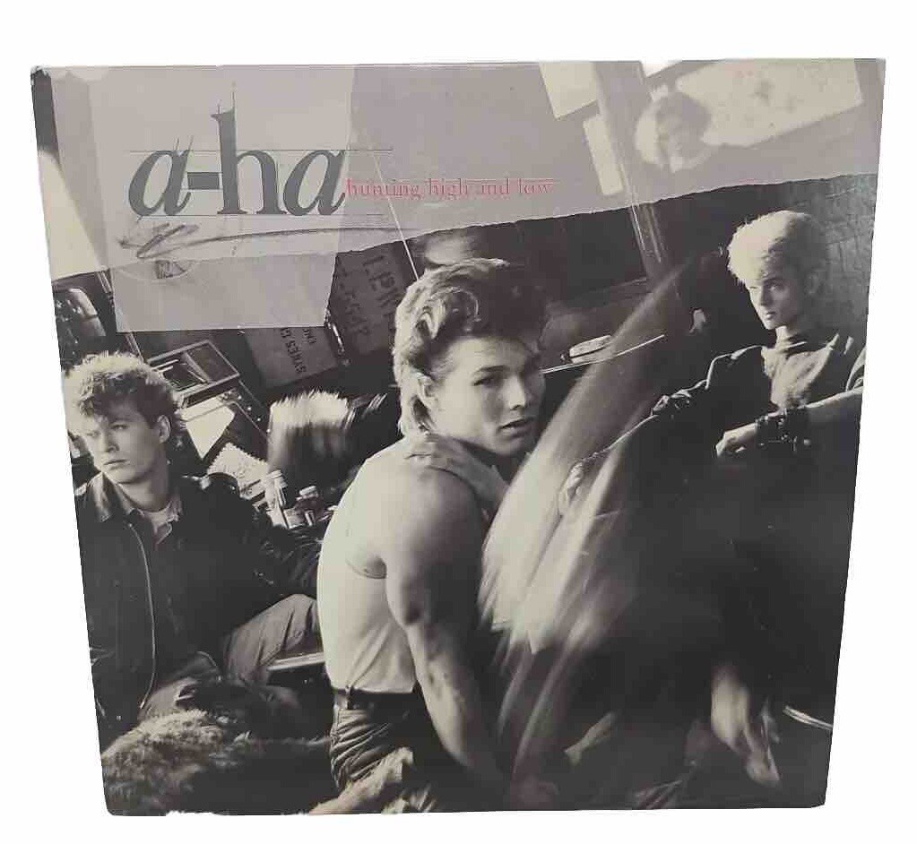 A-Ha Hunting High And Low Warner Bros. P13153 Japan Obi Vinyl LP