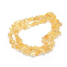 Citrine Gemstone Bead Chips - Natural Dyed Yellow Crystals - 5mm~8mm - 1 Strand