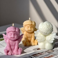3D Baby Angel Candle Molds Pillar Silicone Soap Mold DIY Handmade Craft Mould