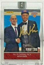 Kevin Knox 2018-19 Panini Instant Draft Night Gold Autograph Auto #'d 3/5 Knicks