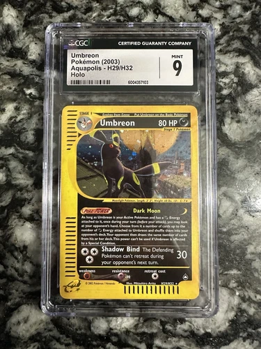Umbreon H29/H32 Aquapolis Holo