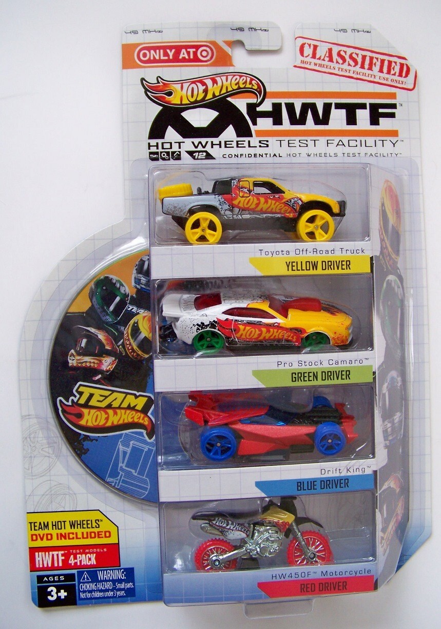 Hot Wheels Test Facility HWTF 4 Pack NEW Target Exclusive Toyota.