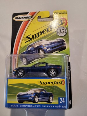 Matchbox Superfast 25 Year 2005 Corvette C6 Chase
