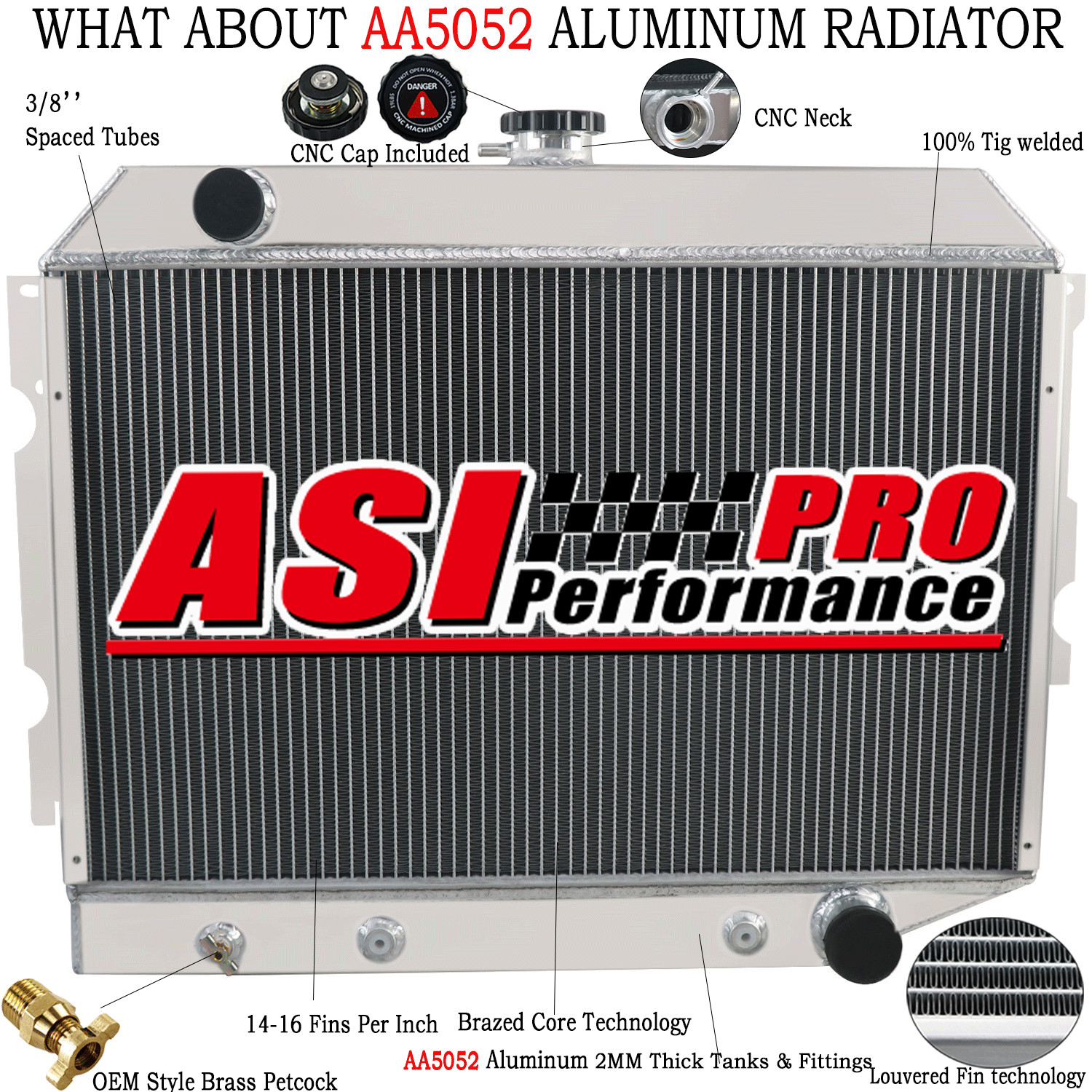 4 Rows Aluminum Radiator For 1968-1974 1971 1970 DODGE MOPAR CARS SMALL BLOCK US