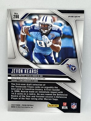 2024 Panini Prizm Football Jevon Kearse Red White & Blue #286 | eBay
