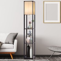 Standleuchte Stehlampe Moderne Innenbeleuchtung Bodenlampe 3-Ebene Regal