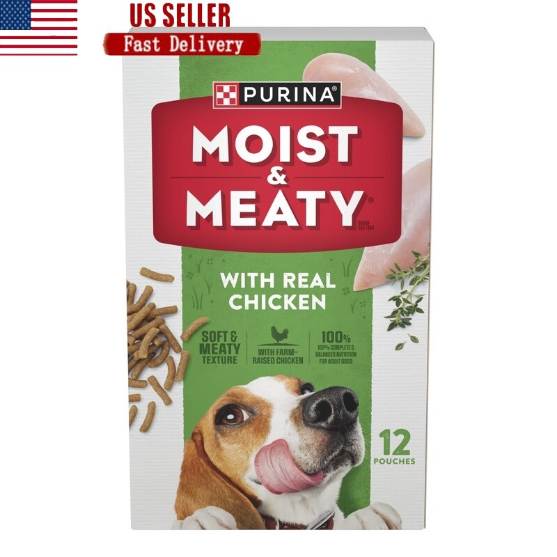 Pouches Soft Meaty Texture Complete Meals 12 Pack
