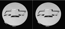 2PC 2007-2013 Chevrolet 3.25" Chrome Center Caps For 18" 20" 22" Wheels#9596403 