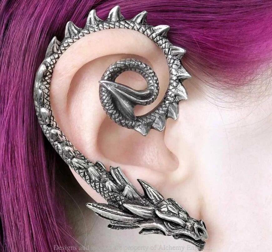 Dragon shop wrap earring