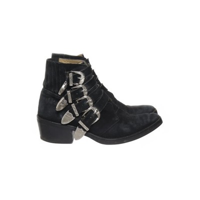 Toga Pulla, Boots, Größe: 36, Schwarz, Wildleder, Damen #hfO