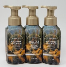 3 BATH  BODY WORKS MOUNTAIN TEAKWOOD GENTLE CLEAN FOAMING HAND SOAP WASH PUMP