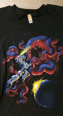 Robotech T-Shirt - Black - 2XL XXL - Anime, Crunchyroll - Harmony Gold - Kaiju