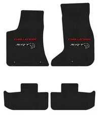 Lloyd Loop Mat Set for '17-22 Challenger w/Red on Black Challenger w/Hellcat Red
