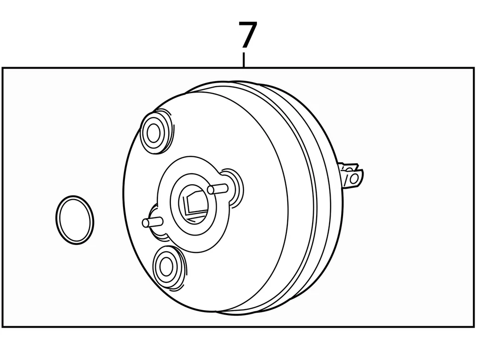Power Brake Booster Fits 17-20 LINCOLN CONTINENTAL 804307 - Image 3 of 4