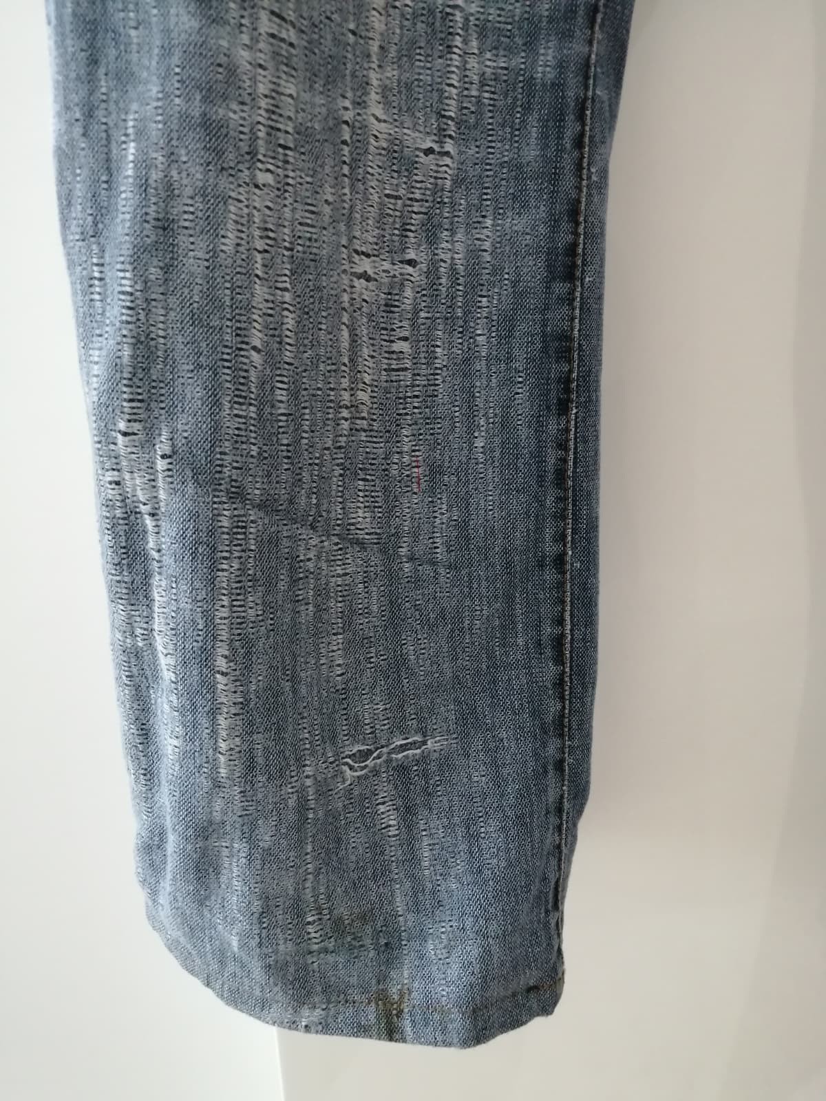 Rare Levi Original Ripped Torn Vintage EngineeredJeans 32 X 30 image 4