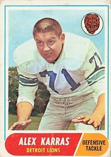 1968 Topps #130 Alex Karras