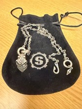 Starlingear Totenkopf Motiv Anhänger Kette Halskette Sterling Silber 925 mit ...