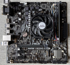 ASUS Prime A320M-K Micro-ATX Motherboard, AMD PRO A10-9700 R7 & 8gb DDR4