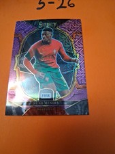 2022-23 Panini Select FIFA - Terrace Nuno Mendes #50 Purple Mojo Prizm