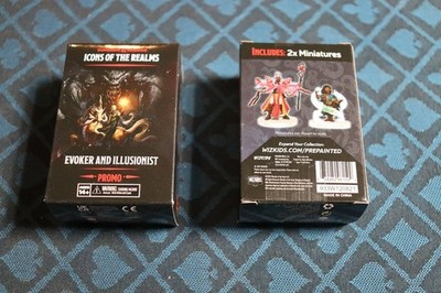 Evoker and Illusionist Promo Minis (Free RPG Day 2023) by WizKids Icons Realms
