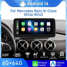 10.25" Android Autoradio CarPlay DAB+ SWC F&uuml;r Mercedes B-Klasse W246/W242 NTG4.5