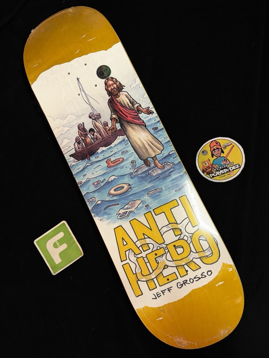 Vampires de Monte Cristo スキー板 1995年製 RARE Jeff Grosso Plastics Jesus Christ Anti Hero Skateboard Deck